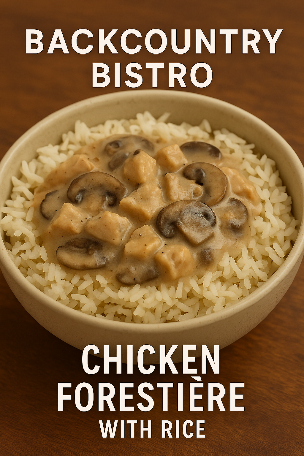Chicken Forestière with Rice